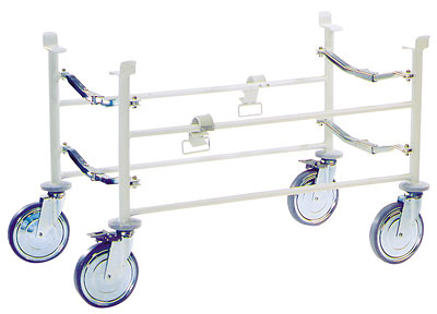 Fahrgestell zusammenklappbar, für Krankentragen